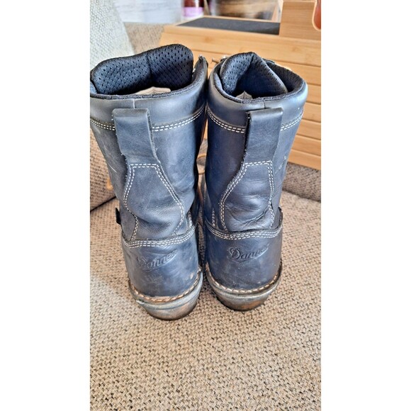 DANNER® LOGGER 8" BLACK WATERPROOF WORK BOOTS 15431 -SZ 10 MENS - Picture 4 of 10